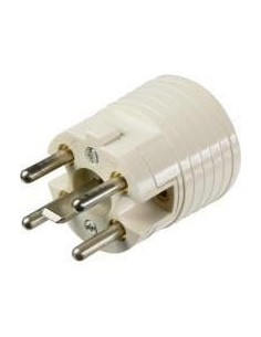 ABL perilex stekker wit recht 16A Voordelig Bij Shoponderdeel