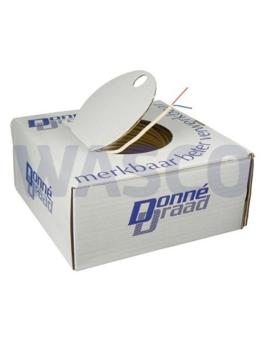Donne Thermostaatkabel 2-aderig wit 100 meter 2 x 0,6mm Kleinmateriaal elektra Shoponderdeel